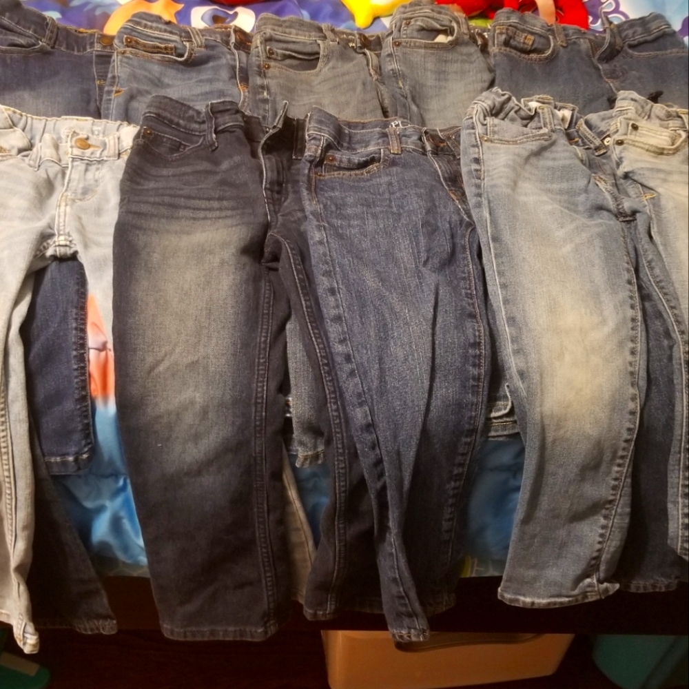 12 Pairs Size 6 Boys Jeans